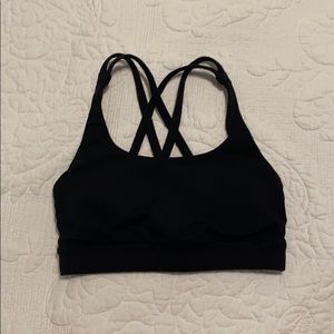 Size 2 Black Lululemon Sports Bra